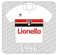 Camisa São Paulo FC 1986 - Adidas - Lionella