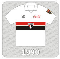 Camisa São Paulo FC 1990 - Adidas - IBF - FPF