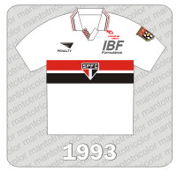 Camisa São Paulo FC 1993 - Penalty - IBF - FPF - Atletas de Cristo