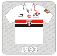 Camisa São Paulo FC 1993 - Penalty - IBF - FPF - Atletas de Cristo - Jesus é Vida