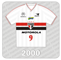 Camisa São Paulo FC 2000 - Penalty - Motorola - Brasil 500 anos