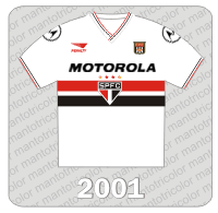 Camisa São Paulo FC 2001 - Penalty - Motorola