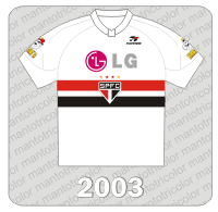 Camisa São Paulo FC 2003 - Topper - LG - Habib´s