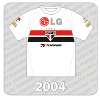 Camisa São Paulo FC 2004 - Topper - LG - Habib´s