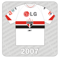 Camisa São Paulo FC 2007 - Reebok - LG - Fast