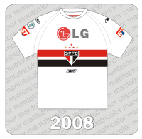 Camisa São Paulo FC 2008 - Reebok - LG - Fast