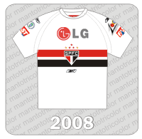 Camisa São Paulo FC 2008 - Reebok - LG - Fast - Centenário Imigração Japonesa no Brasil