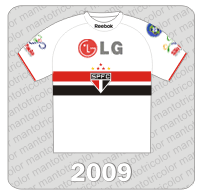 Camisa São Paulo FC 2009 - Reebok - LG - São Paulo Cidade Sede Copa 2014