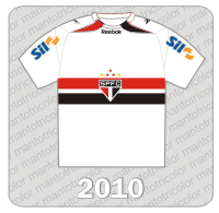 Camisa São Paulo FC 2010 - Reebok - Sil