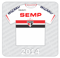 Camisa São Paulo FC 2014 - Penalty - Semp - Wizard