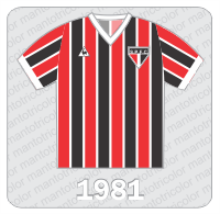 Camisa São Paulo FC 1981 - Le Coq Sportif Camisa São Paulo FC 1981 - Le Coq Sportif