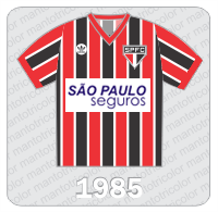 Camisa São Paulo FC 1985 - Adidas - São Paulo Seguros Camisa São Paulo FC 1985 - Adidas - São Paulo Seguros