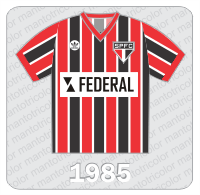 Camisa São Paulo FC 1985 - Adidas - Federal Camisa São Paulo FC 1985 - Adidas - Federal