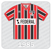 Camisa São Paulo FC 1985 - Adidas - Federal Camisa São Paulo FC 1985 - Adidas - Federal