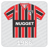 Camisa São Paulo FC 1986 - Adidas - Nugget Camisa São Paulo FC 1986 - Adidas - Nugget