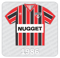 Camisa São Paulo FC 1986 - Adidas - Nugget