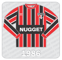 Camisa São Paulo FC 1986 - Adidas - Nugget