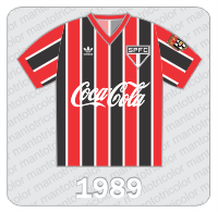 Camisa São Paulo FC 1989 - Adidas - Coca-Cola