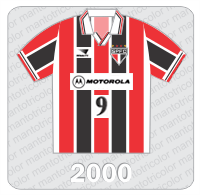 Camisa São Paulo FC 2000 - Penalty - Motorola - Campeonato Paulista Camisa São Paulo FC 2000 - Penalty - Motorola - Campeonato Paulista