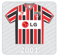Camisa São Paulo FC 2001 - Penalty - LG Camisa São Paulo FC 2001 - Penalty - LG