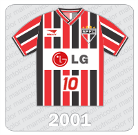 Camisa São Paulo FC 2001 - Penalty - LG
