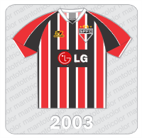 Camisa São Paulo FC 2003 - Topper - LG Camisa São Paulo FC 2003 - Topper - LG