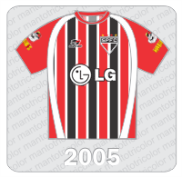 Camisa São Paulo FC 2005 - Topper - LG Camisa São Paulo FC 2005 - Topper - LG