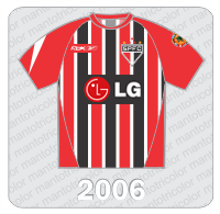 Camisa São Paulo FC 2006 - Reebok - LG Camisa São Paulo FC 2006 - Reebok - LG