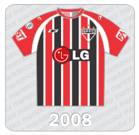 Camisa São Paulo FC 2008 - Reebok - LG
