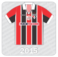 Camisa Preparada para Jogo São Paulo FC - 2015 - Penalty - Sócio Torcedor