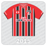Camisa São Paulo FC 2015 - Sócio Torcedor - Under Armour