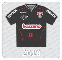 Camisa de Goleiro São Paulo FC - Reebok - Bozzano - Zero Cal - 2010