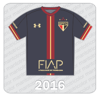 Camisa de Goleiro São Paulo FC - Under Armour - 2016 - FIAP
