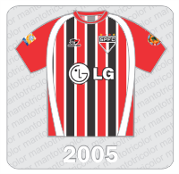 Camisa Preparada para Jogo São Paulo FC - 2005 - Topper - LG