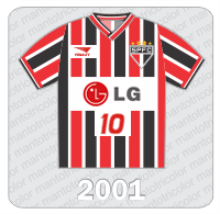 Camisa São Paulo FC 2001 - Penalty - LG