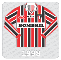 Camisa São Paulo FC 1998 - Adidas - Bombril