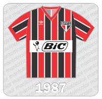 Camisa São Paulo FC 1987 - Adidas - BIC