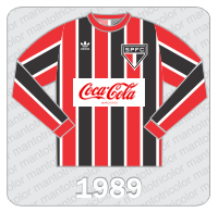 Camisa São Paulo FC 1989 - Adidas - Coca-Cola