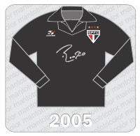 Camisa Protótipo São Paulo FC - 2005 - Topper - Rogerio Ceni