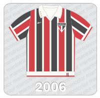 Camisa Torcedor São Paulo FC - Reebok - Retrô 2006