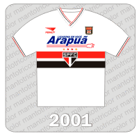 Camisa Protótipo São Paulo FC - 2001 - Penalty - Arapuã