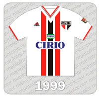 Camisa Protótipo São Paulo FC - 1999 - Adidas - Cirio