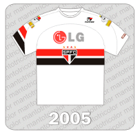 Camisa São Paulo FC 2005 - Topper - LG - Habib´s