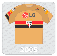 Camisa Protótipo São Paulo FC - 2005 - Topper - LG - Habib´s