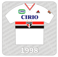 Camisa São Paulo FC 1998 - Adidas - Cirio
