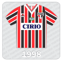 Camisa Protótipo São Paulo FC - 1998 - Adidas - Cirio