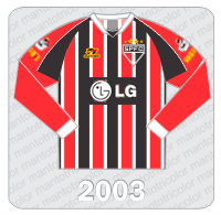 Camisa São Paulo FC 2003 - Topper - LG - Habibs