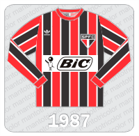 Camisa São Paulo FC 1987 - Adidas - BIC