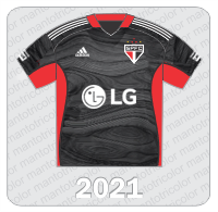 Camisa de Goleiro São Paulo FC - Adidas - 2021 - LG - Cimento Cauê