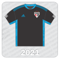 Camisa de Goleiro São Paulo FC - Adidas - 2021 - Cimento Cauê